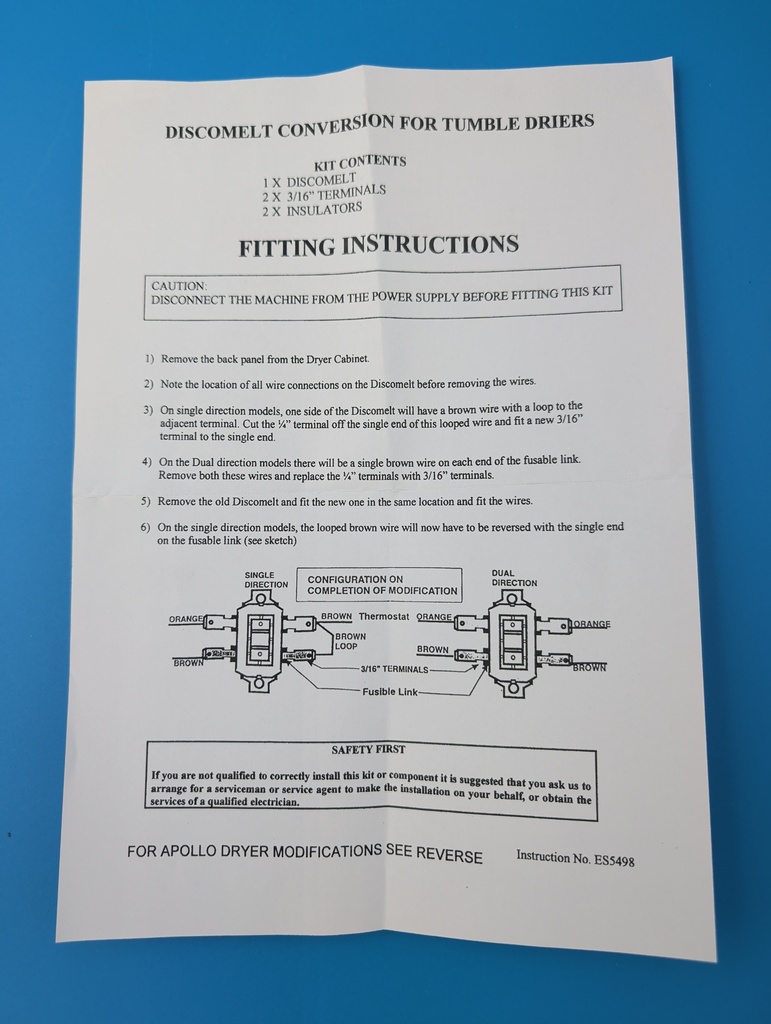 THERMOSTAT DUAL CONVERSION KIT