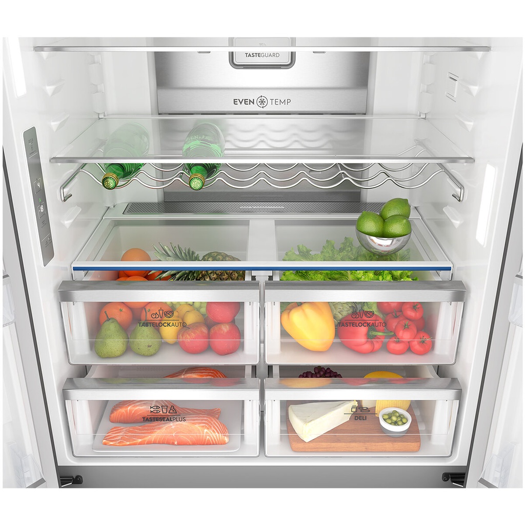 Electrolux 562L Quad Door Fridge, Matte Charcoal (T2 Factory Second)