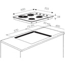 CHEF 60CM Solid cooktop White(T2 Factory Second)