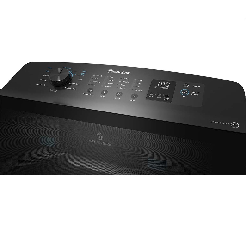 WESTINGHOUSE 8KG Top Load Washer (T2 Factory Second)