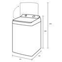 WESTINGHOUSE 8KG Top Load Washer (T2 Factory Second)
