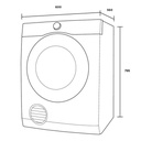 Westinghouse 5.5kg vented clothes dryer (T2 Factory Second) 