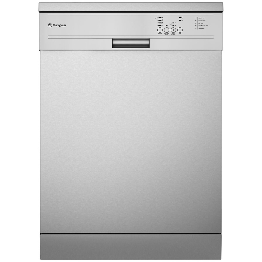 WESTINGHOUSE 60cm Stainless 14 Place Freestanding Dishwasher (T2 Factory Second) 