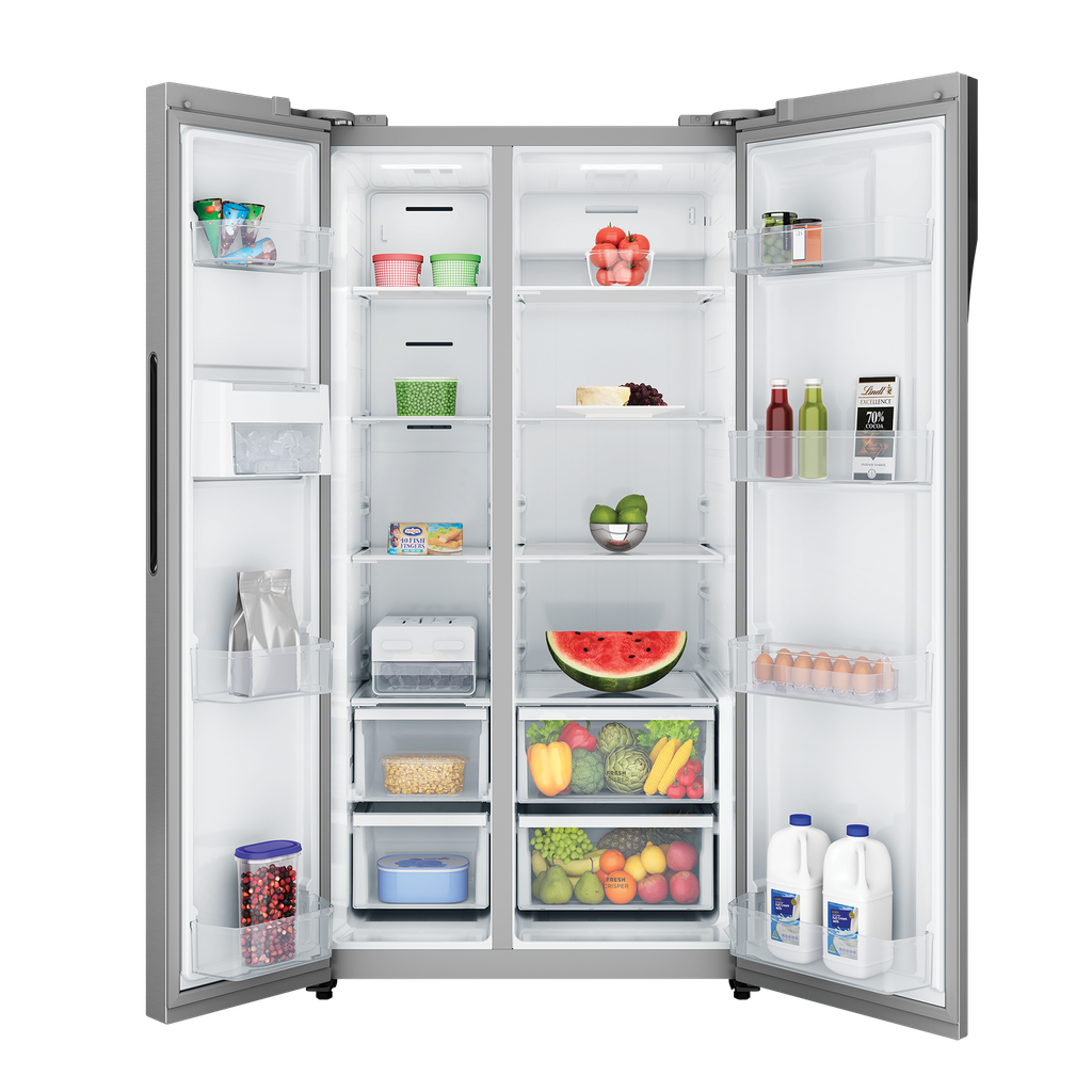 WESTINGHOUSE 624L side by side fridge - Silver (T2 Factory Second) 