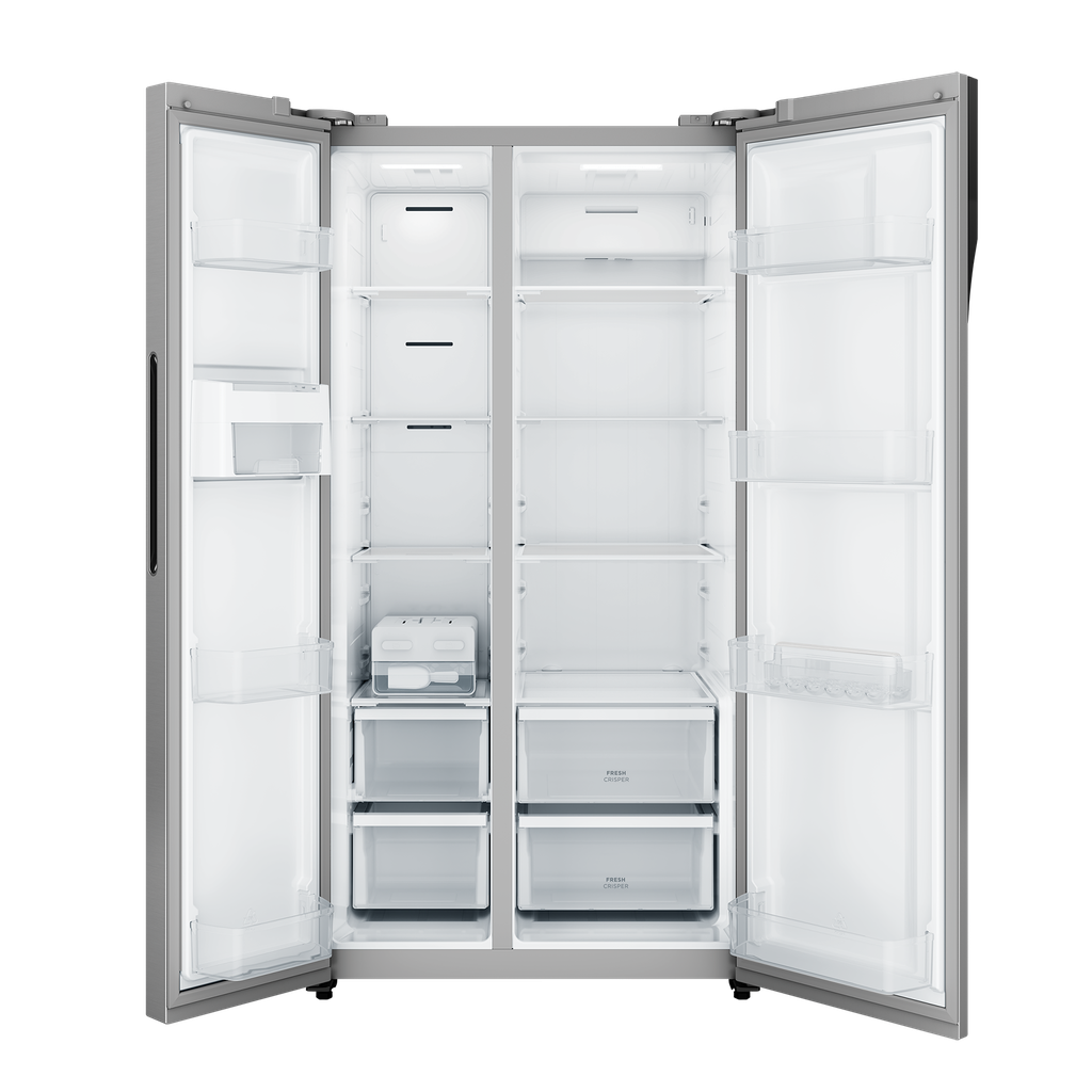 WESTINGHOUSE 624L side by side fridge - Silver (T2 Factory Second) 