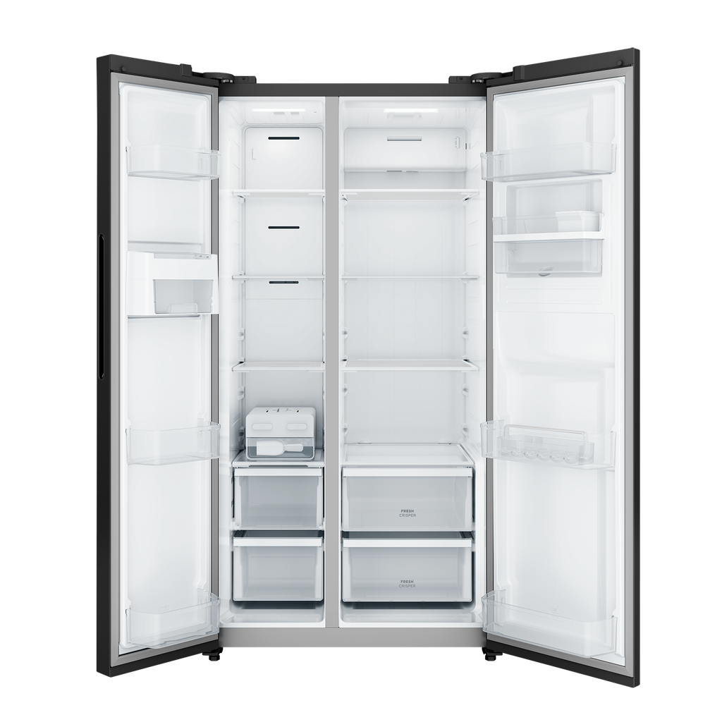 WESTINGHOUSE 624L side by side fridge - Matte Black (T2 Factory Second)  