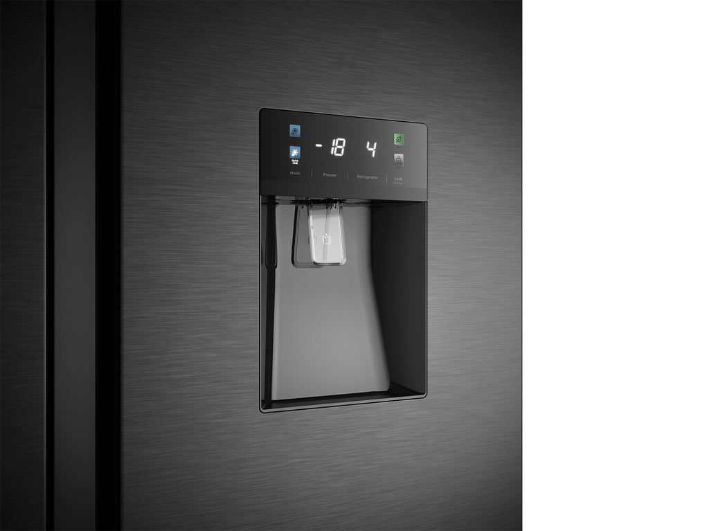 WESTINGHOUSE 624L side by side fridge - Matte Black (T2 Factory Second)  