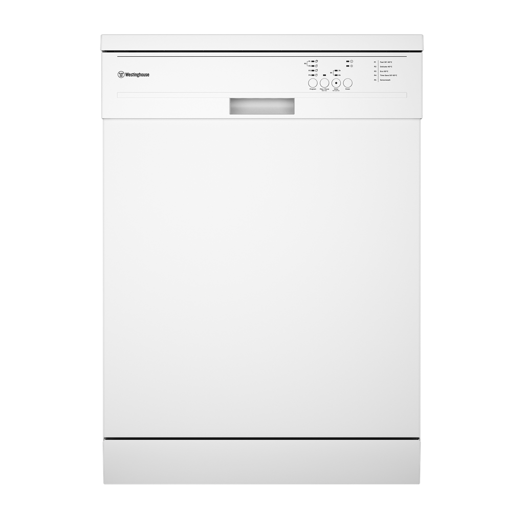 WESTINGHOUSE 60cm White 14 Place Freestanding Dishwasher (T2 Factory Second) 